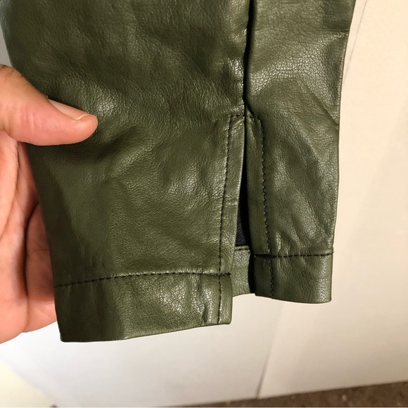 Shein Color Block PU Leather Pants-Size Small - Picture 9 of 13